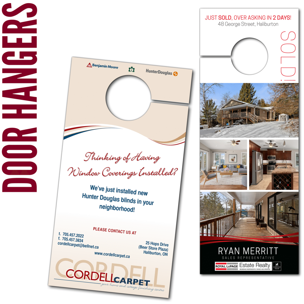 Door Hangers examples