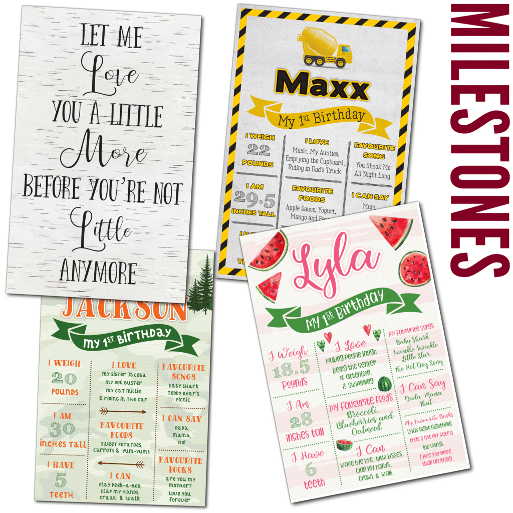 Milestones examples