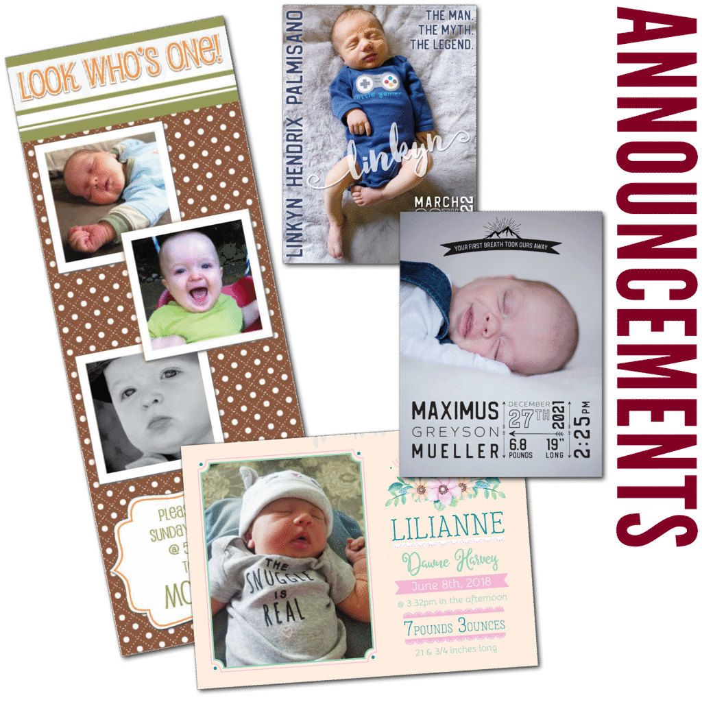 Announcements examples revised
